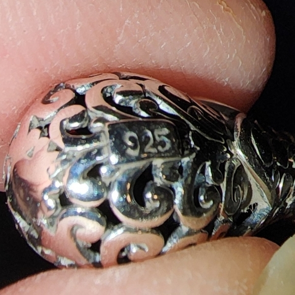 NWT Bali Style Teardrop earrings 925 Sterling Silver Fish hook Finding - Picture 5 of 6